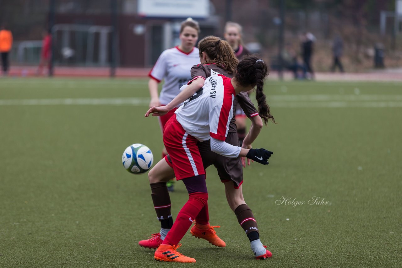 Bild 288 - B-Juniorinnen Walddoerfer - St.Pauli : Ergebnis: 4:1